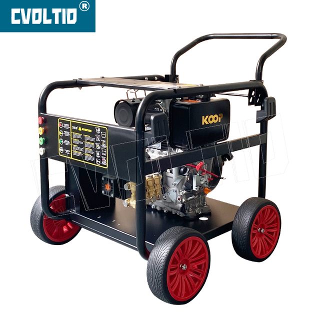 Hidrolavadora diésel de alta presión Koop 186FA 3625PSI 4.23GPM 10HP Arranque Eléctrica - CK