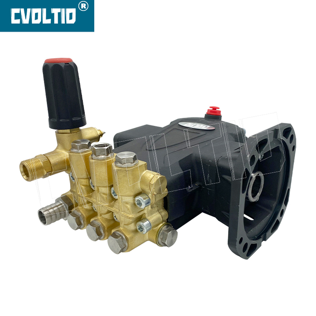 Auto Stop 1740PSI 3.96GPM 24MM Eje Lavadora de alta presión Bomba de émbolo triplex