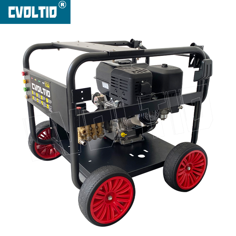 Hidrolavadora Gasolina Comercial 32mm Marco Cuadrado Lifan 190F 4000PSI 3.96GPM 15HP - QK