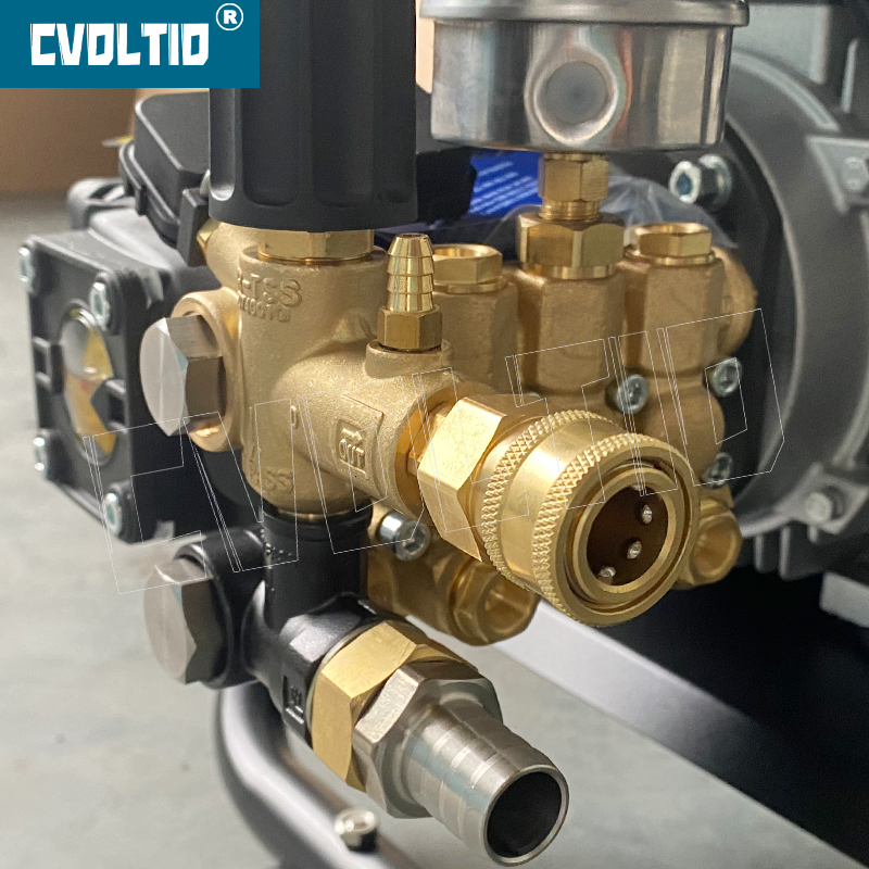 Hidrolavadora de estilo italiano Lavadora eléctrica de alta presión Auto Stop 2200PSI 3.96GPM 3KW con Annovi Reverberi (RC 14.16) - DL 