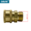 Adaptador de manguera de lavadora de alta presión M22M * 1,5-14 a conector QD de 3/8' 