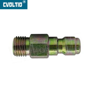 Adaptador para lavadora de alta presión, conector QD de 1/4'M a 1/4' chapado en zinc