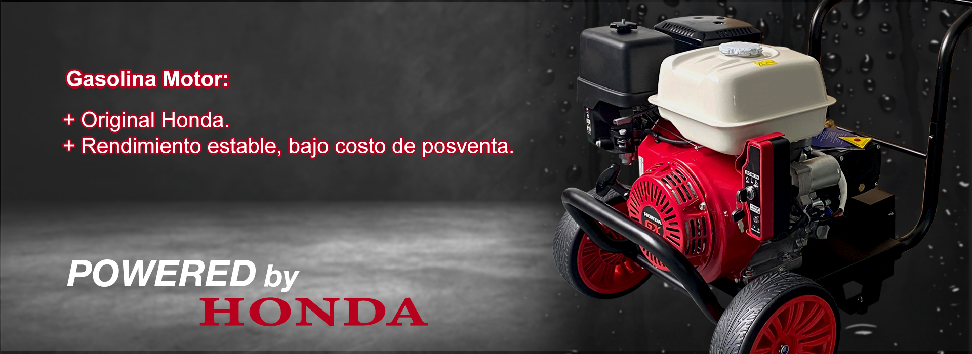 Hidrolavadora GX Honda PC banner