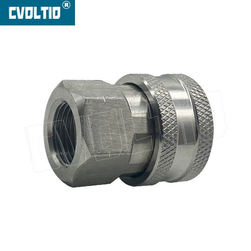 Adaptador para lavadora de alta presión, Material de acero inoxidable, 3/8'FNPT a 3/8'QD Socket 