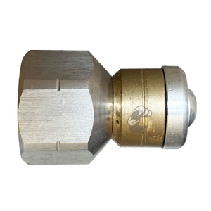 Accesorios para lavadora a presión de 4000PSI, boquilla de chorro de drenaje giratoria de 3/8 pulgadas con 3 partes traseras