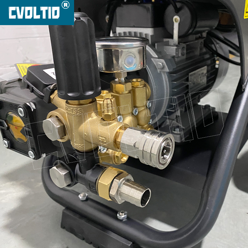 Lavadora eléctrica de alta presión Auto Stop 1450PSI 3.96GPM 2.2KW con Annovi Reverberi (RC 14.16) VRZ-TSS Bypass- DL