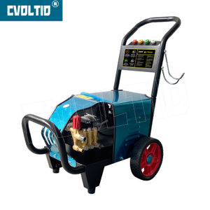 Hidrolimpiadora Eléctrica Auto Stop 100Bar 13LPM 2KW con Tapa de Acero Inoxidable - KHM 