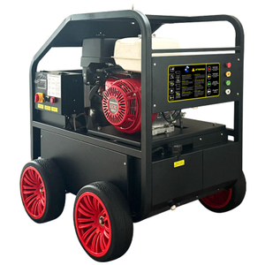 Lavadora de alta presión de gasolina con agua caliente 4000PSI 4.23GPM 13HP con Honda GX390 - HWP
