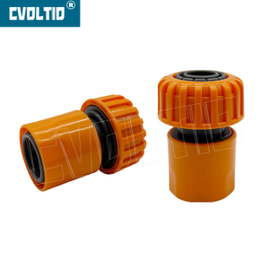 3/4 'EE. UU. Conjunto de accesorios de hilo de plástico Conectores rápidos de manguera de agua ID de 19 mm 