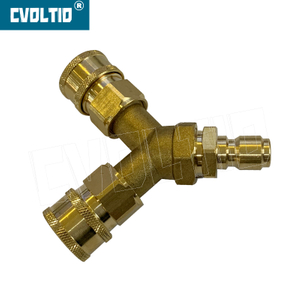 Adaptador para lavadora de alta presión 2*3/8'QD Socket a 3/8'QD Plug