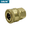 Adaptador para lavadora de alta presión, conector QD de 1/4'F a 1/4'