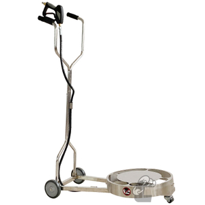 Escoba de agua limpiadora de tren de rodaje de 20 pulgadas, 5000 PSI, 10,5 GPM